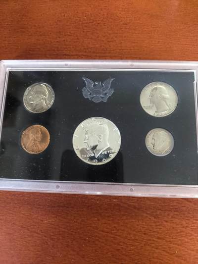 长老汇蛇年精选第五十五场拍卖 - 1969美国5枚精制套币，含肯尼迪半圆银币1枚