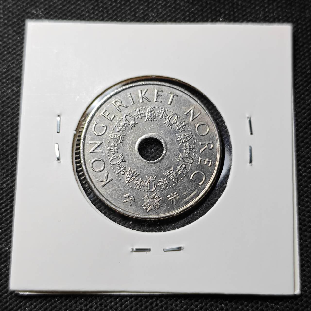 KK钱币收藏小铺 第351场 2月预留时间 周末发货 1998 挪威5克朗