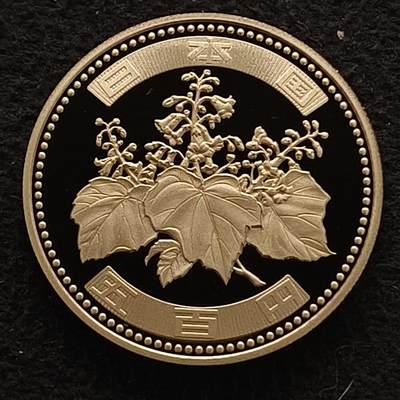 【全场包邮】纯粹捡漏拍464场 - 日本平成二十年500円新版精制币-2000年此版币为获奖币