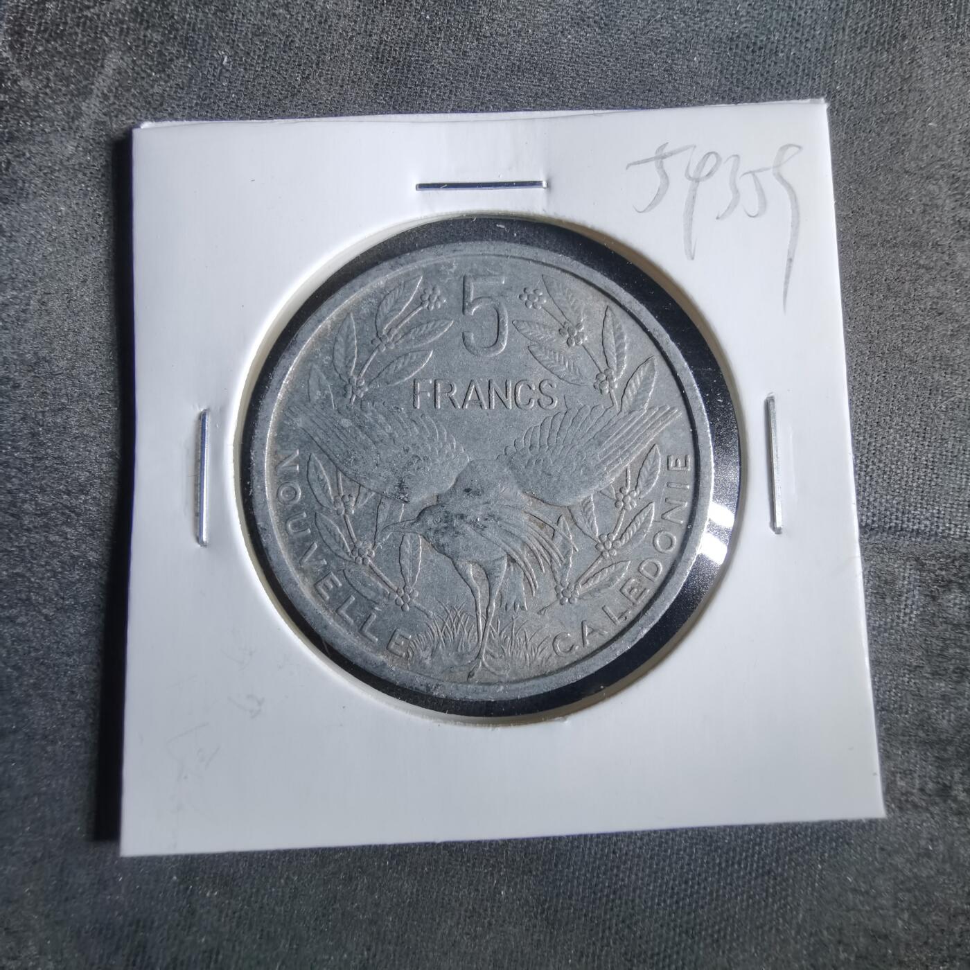 沼泽如烟--第859场 法属新喀里多尼亚1952年5法郎
