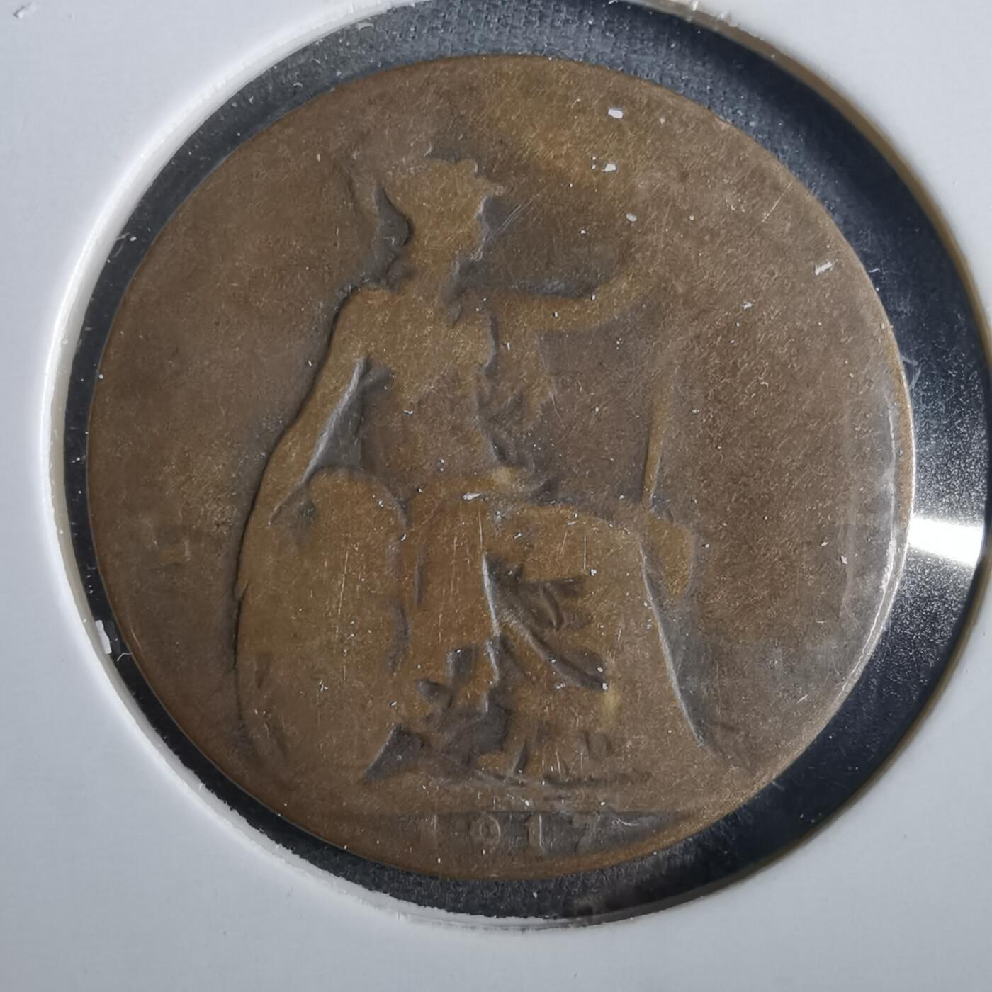 沼泽如烟--第859场 英国1917年半便士