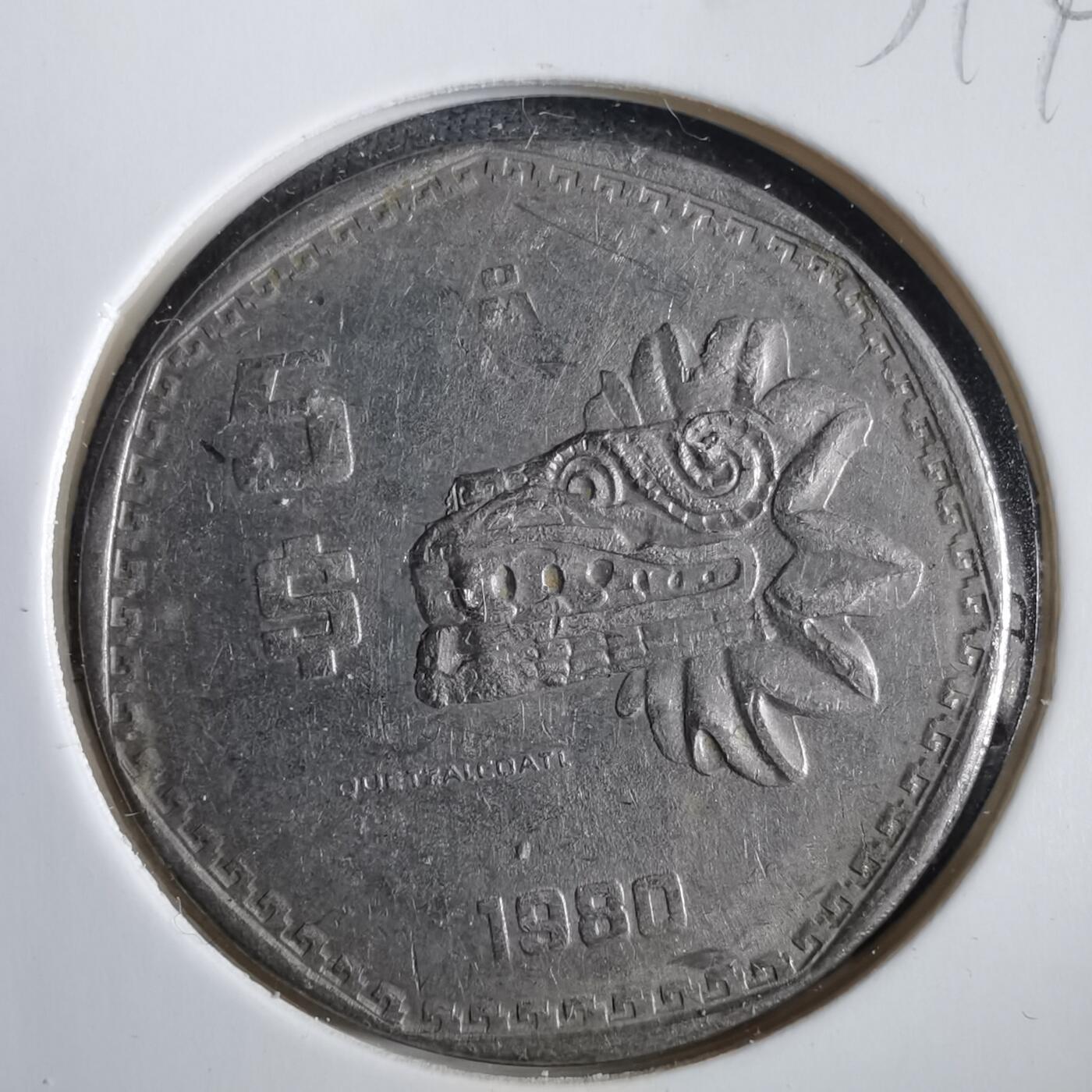 沼泽如烟--第859场 墨西哥1980年5比索