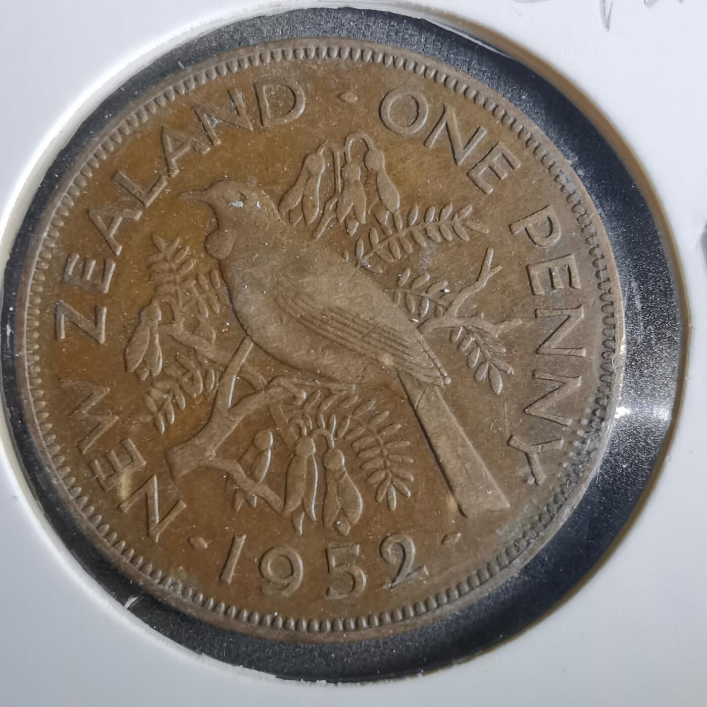 沼泽如烟--第859场 新西兰1952年1便士