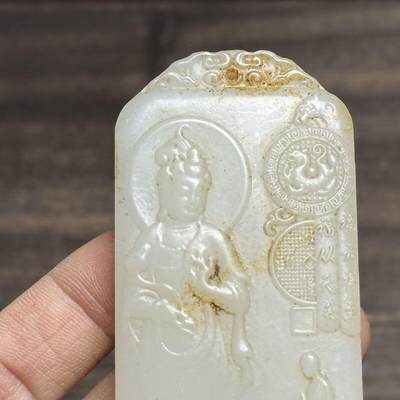 听雨轩 手办 杂相专场 - 白玉佛祖挂件