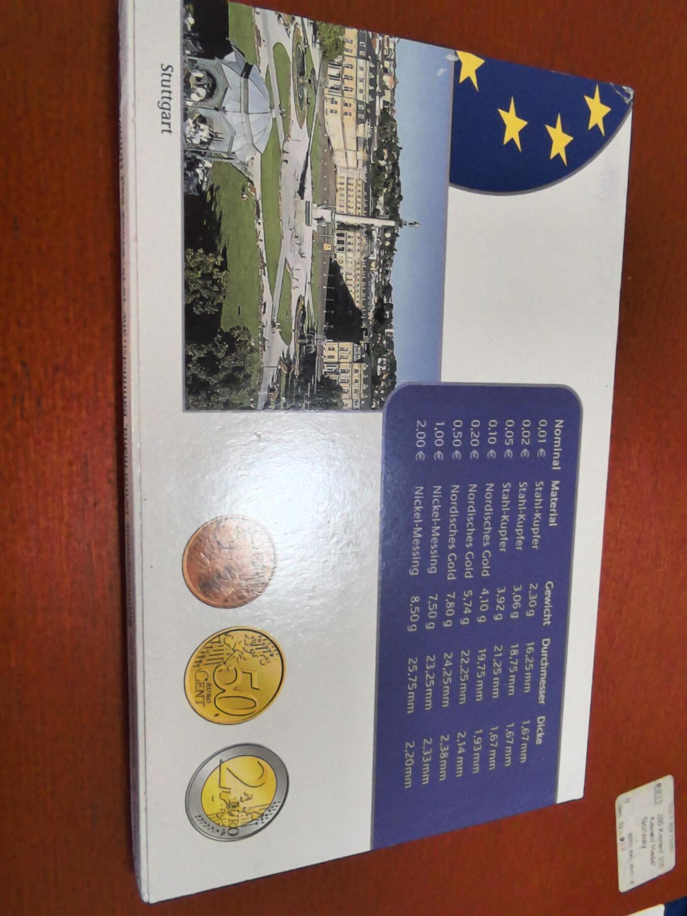 长老汇蛇年精选第五十六场拍卖 2005F德国8枚精制套币，原厂外纸