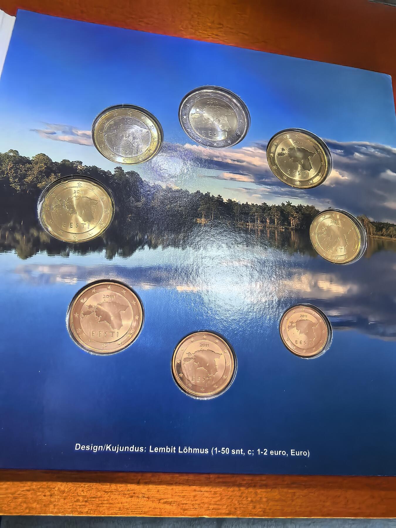 长老汇蛇年精选第五十六场拍卖 2011爱沙尼亚欧元8枚套，卡装，5万套