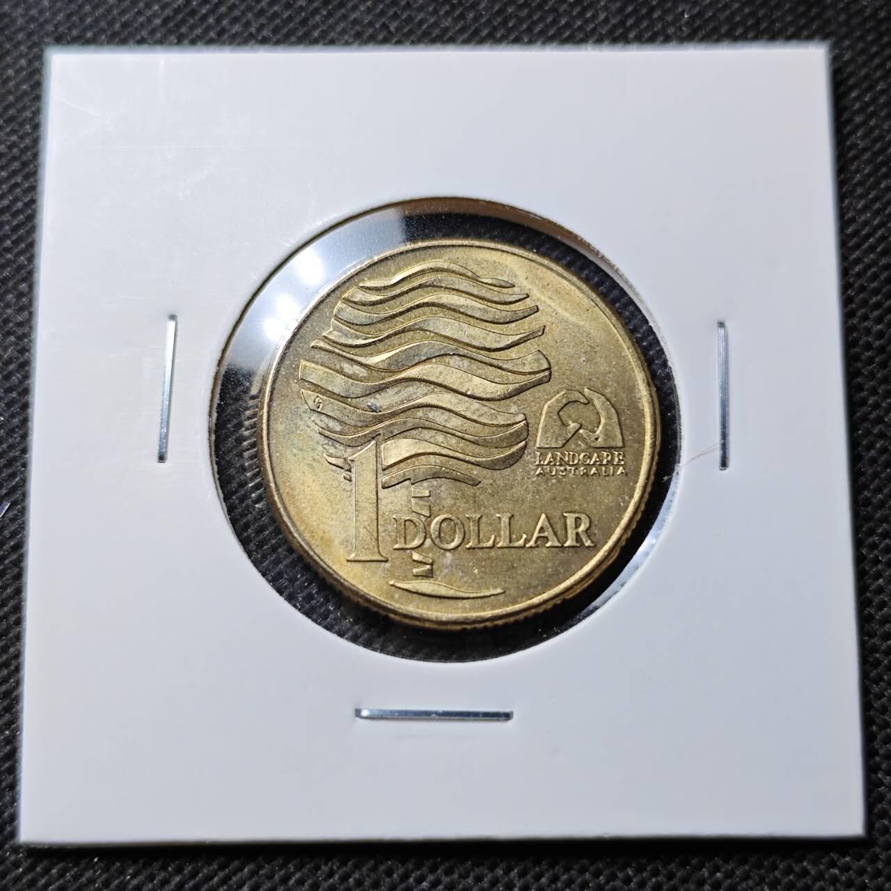 KK钱币收藏小铺 第352场 2月预留时间 周末发货  1993澳大利亚1元纪念币 品不错