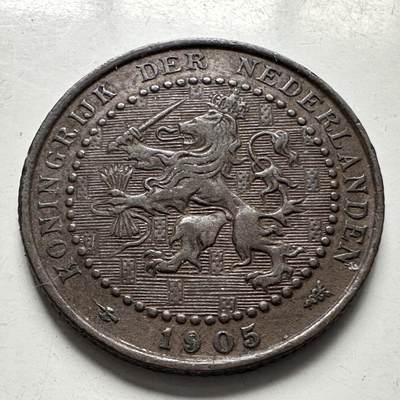 🌹外币初藏🌹🐯2025年第110场  每周二四六晚8️⃣点 接代拍 - 荷兰1905年一分