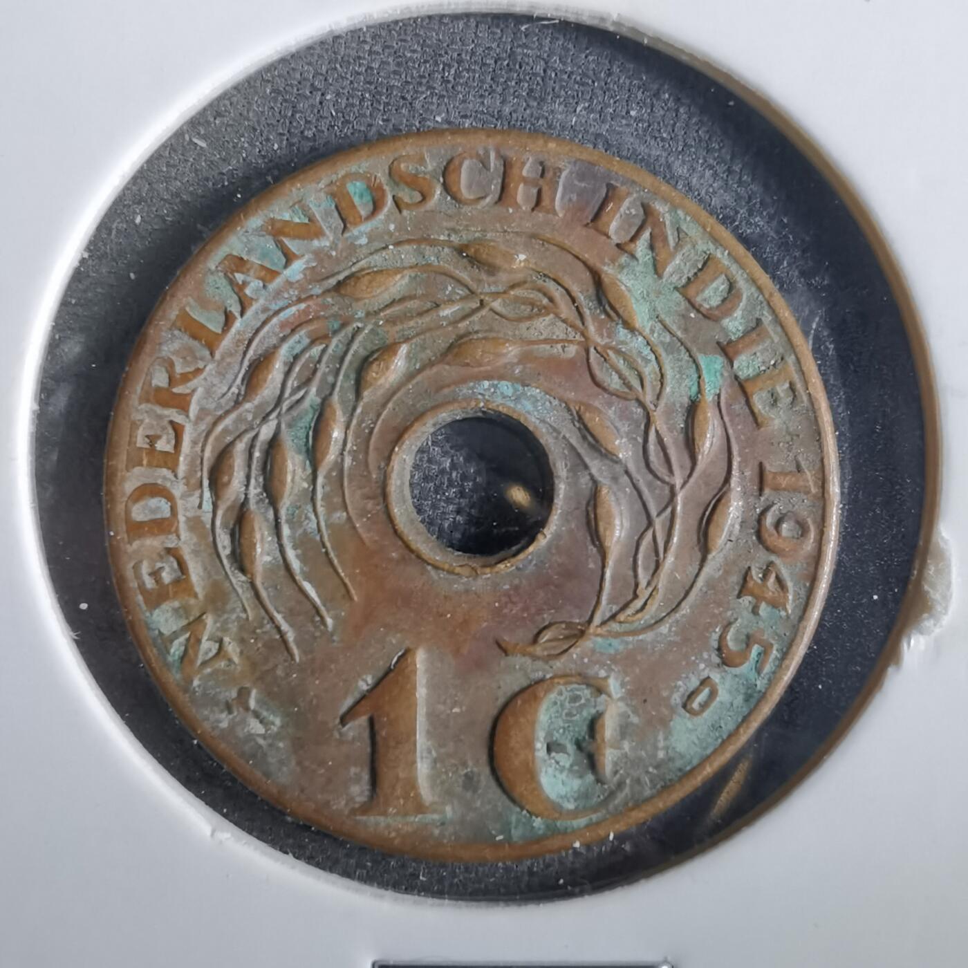 沼泽如烟--第859场 荷属东印度1945年一分
