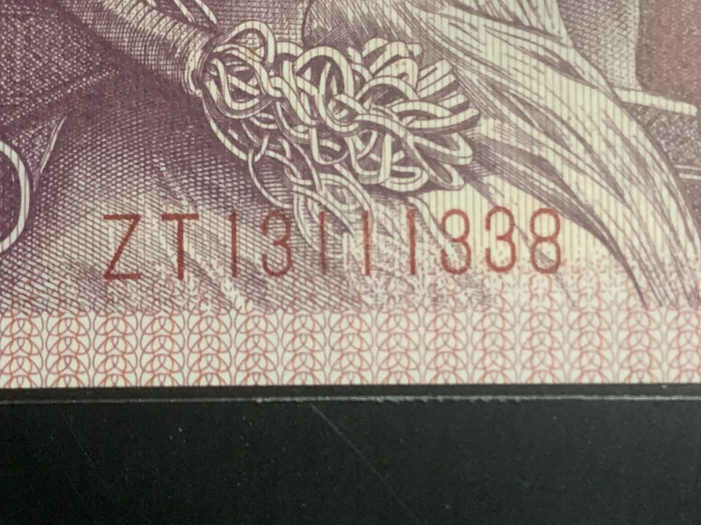 汇源轩收藏35期25.11.7 【倒影、中间豹子身、138数三尾8】8005  ZT13111338 裸币，绝品无斑。
