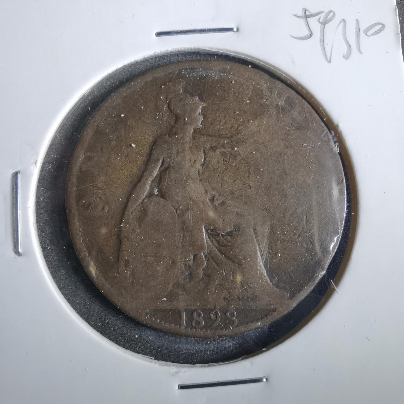 沼泽如烟--第859场 英国1898年1便士