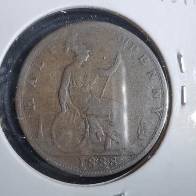 沼泽如烟--第859场 - 英国1888年半便士