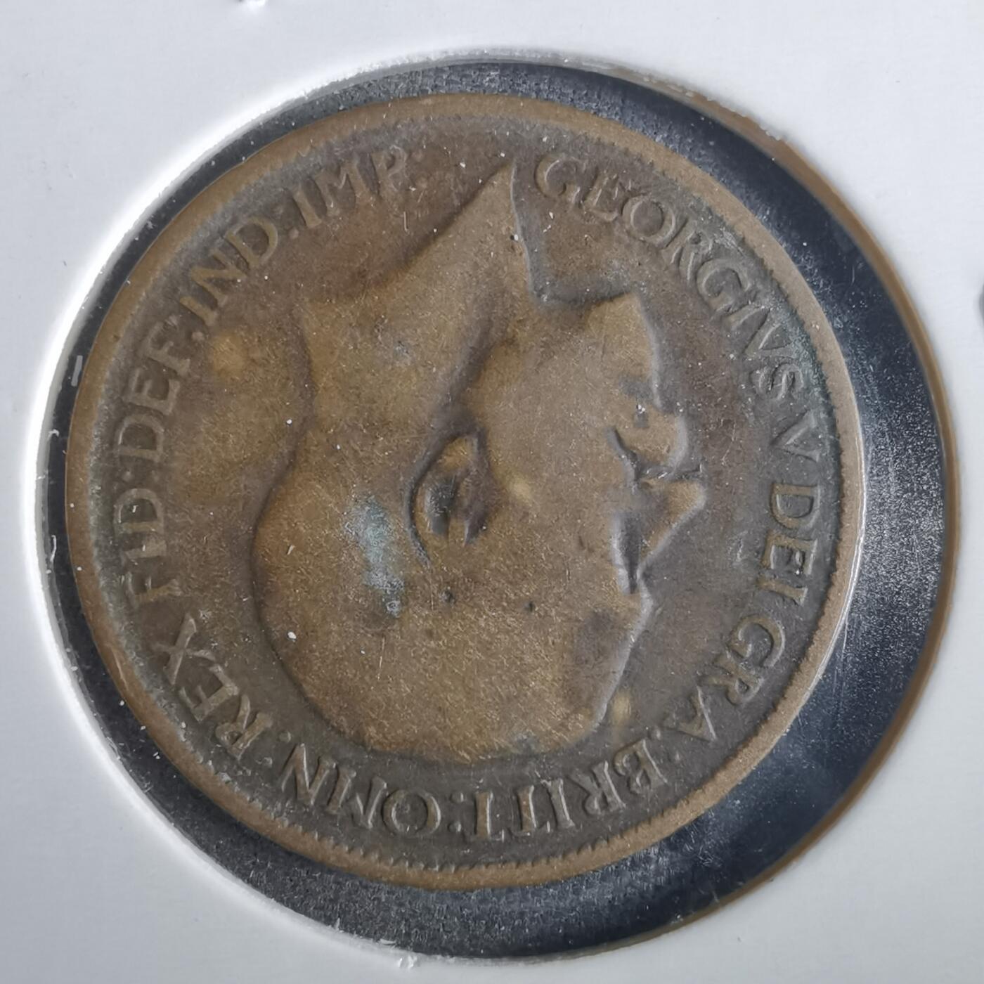 沼泽如烟--第859场 英国1917年半便士