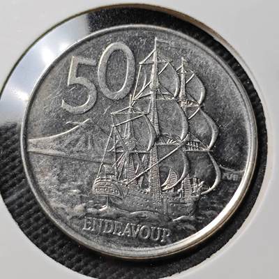 KK钱币收藏小铺 第353场 2月预留时间 周末发货 -  新西兰50分