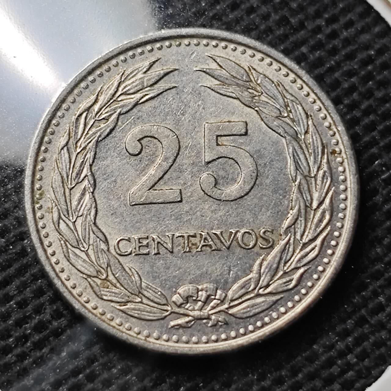 KK钱币收藏小铺 第352场 2月预留时间 周末发货 1970萨尔瓦多25分 
