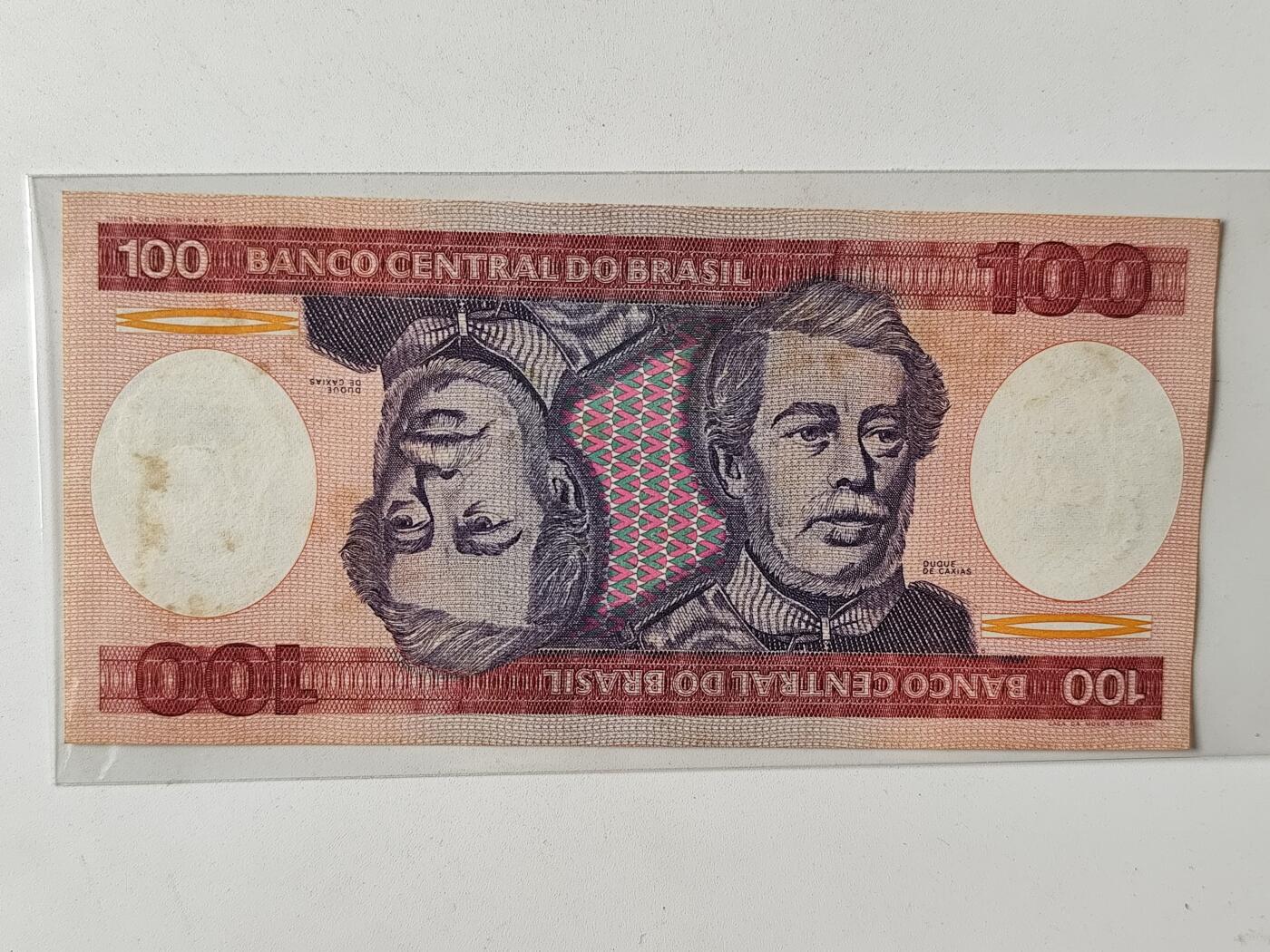 10月5日结束国庆纸币专场拍卖 巴西100克鲁赛里纸币