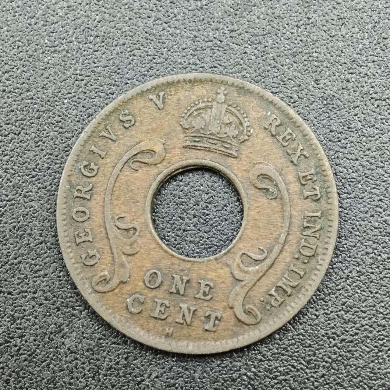 【淘币小摊】限时拍第七百五十八拍  国庆10连拍 老铜币场 外出13号发货 满百包邮可预留两周  周一统一发货  英属东非1924年乔治五世1分铜币