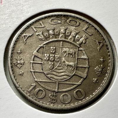 🌹外币初藏🌹🐯2025年第110场  每周二四六晚8️⃣点 接代拍 - 葡属安哥拉1969年10埃斯库多