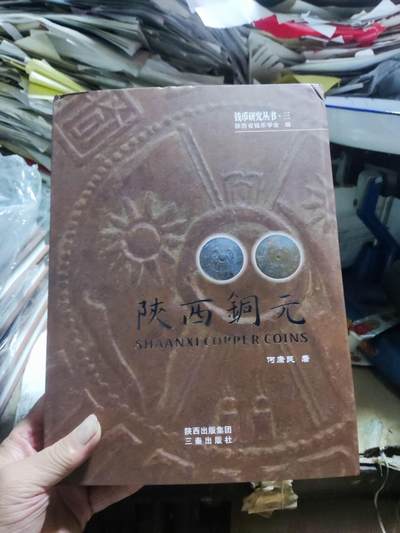 陕西铜元（作者签赠本）（8.5品左右） - 陕西铜元（作者签赠本）（8.5品左右）