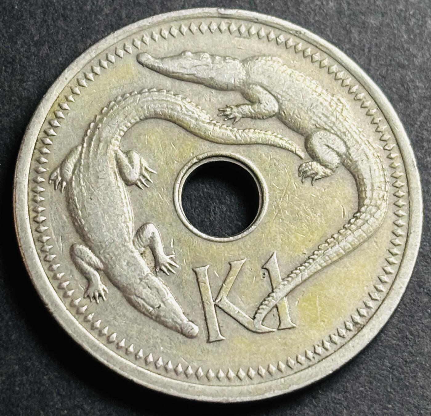 文馨钱币收藏第 274 场，批量银币，散币场 长期接收代拍品 1996 年巴布亚新几内亚 1 元大型镍币