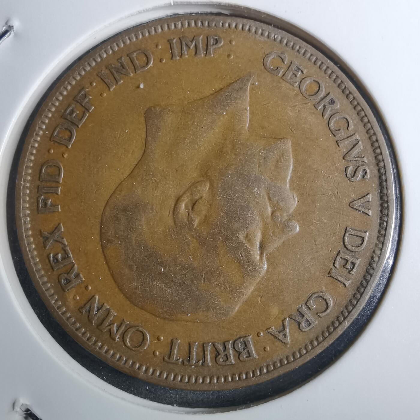 沼泽如烟--第858场 英国1928年1便士
