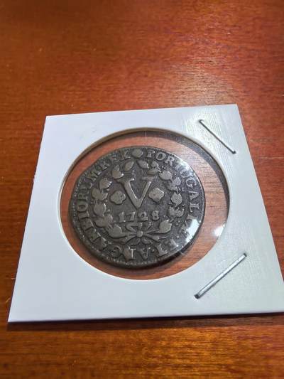 长老汇蛇年精选第五十六场拍卖 - 1728葡萄牙若昂五世5瑞斯铜币