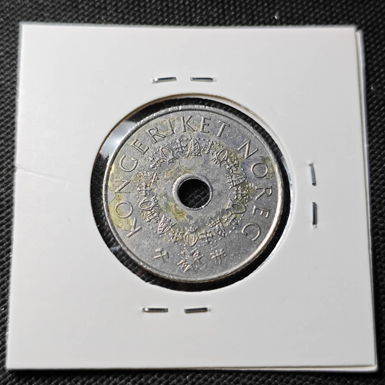 KK钱币收藏小铺 第353场 2月预留时间 周末发货  1999挪威5克朗