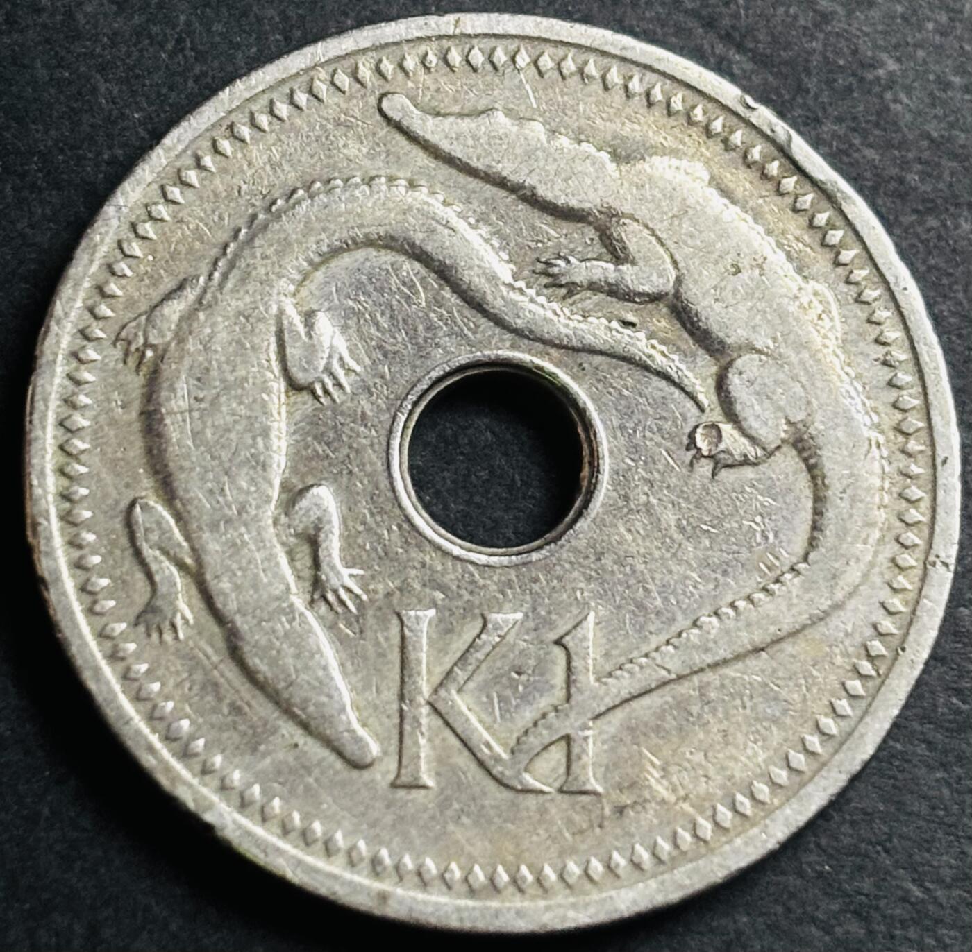 文馨钱币收藏第 274 场，批量银币，散币场 长期接收代拍品 1975 年巴布亚新几内亚 1 元大型镍币
