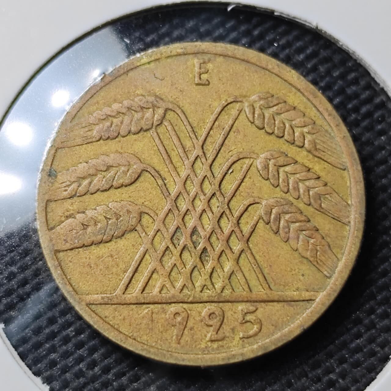 KK钱币收藏小铺 第354场 2月预留时间 周末发货  1925魏玛10分