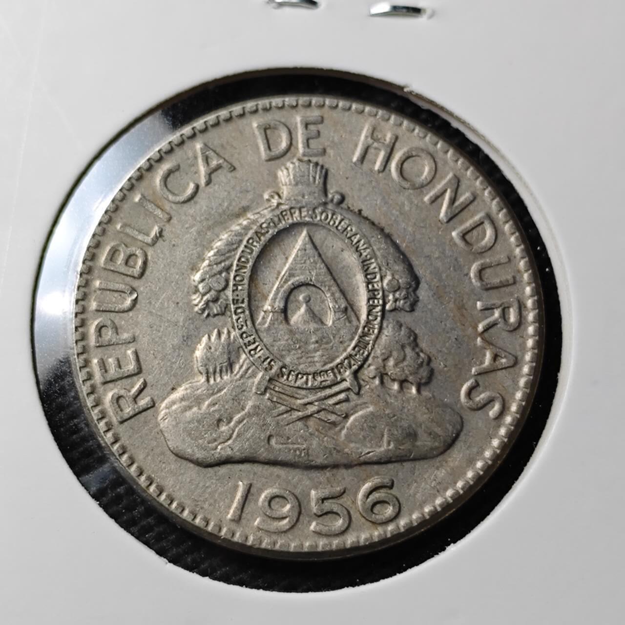 KK钱币收藏小铺 第354场 2月预留时间 周末发货  1956洪都拉斯10分
