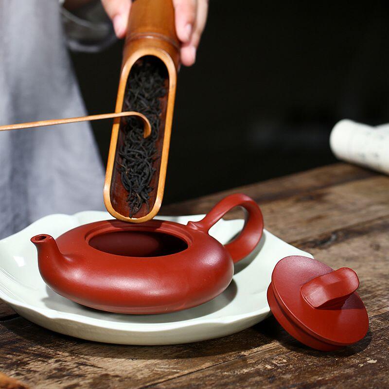 杂相专场（5） 一帆风顺紫砂大红袍茶壶175cc