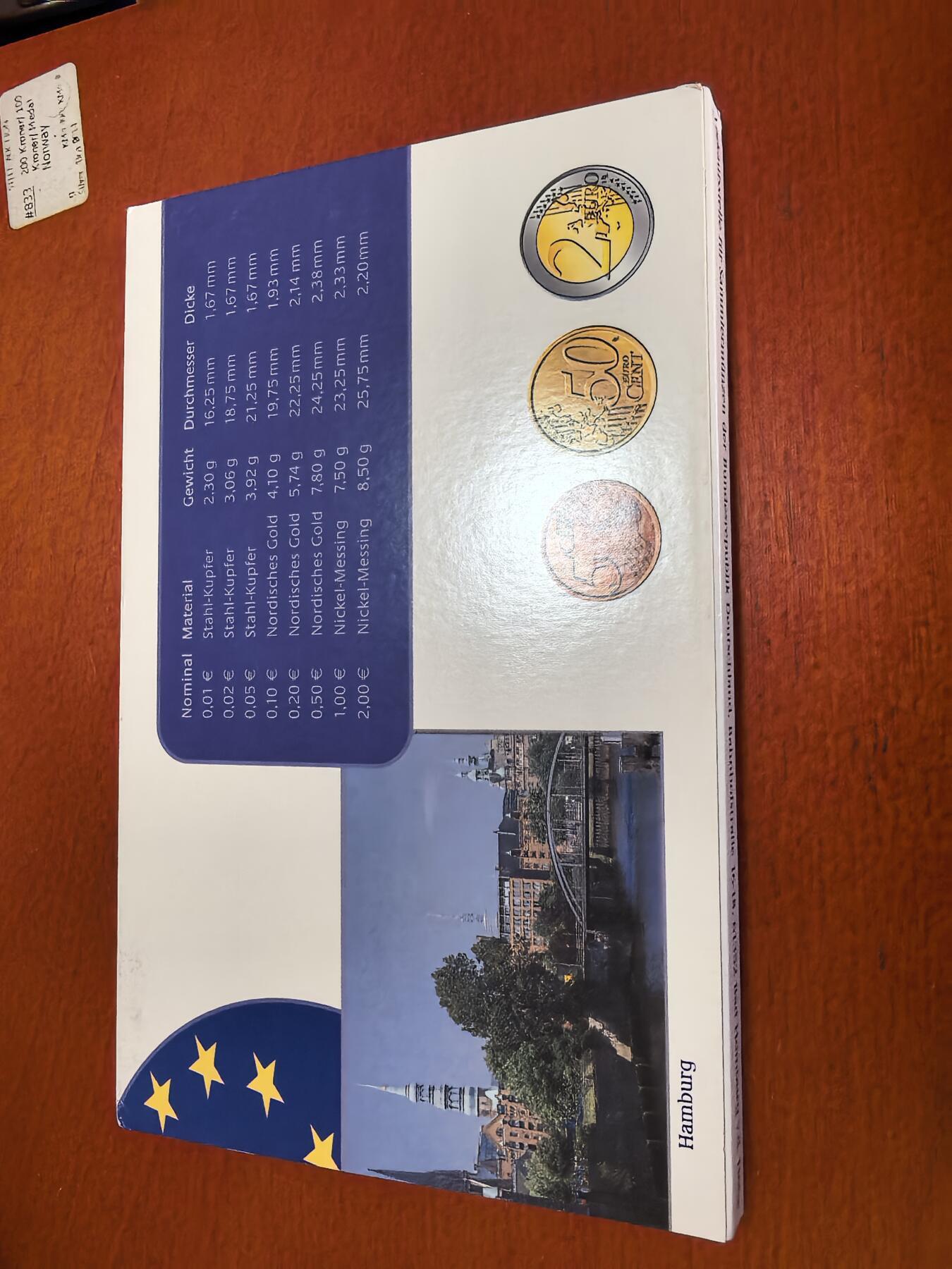 长老汇蛇年精选第五十七场拍卖 2004J德国欧元8枚精制套装，含外纸