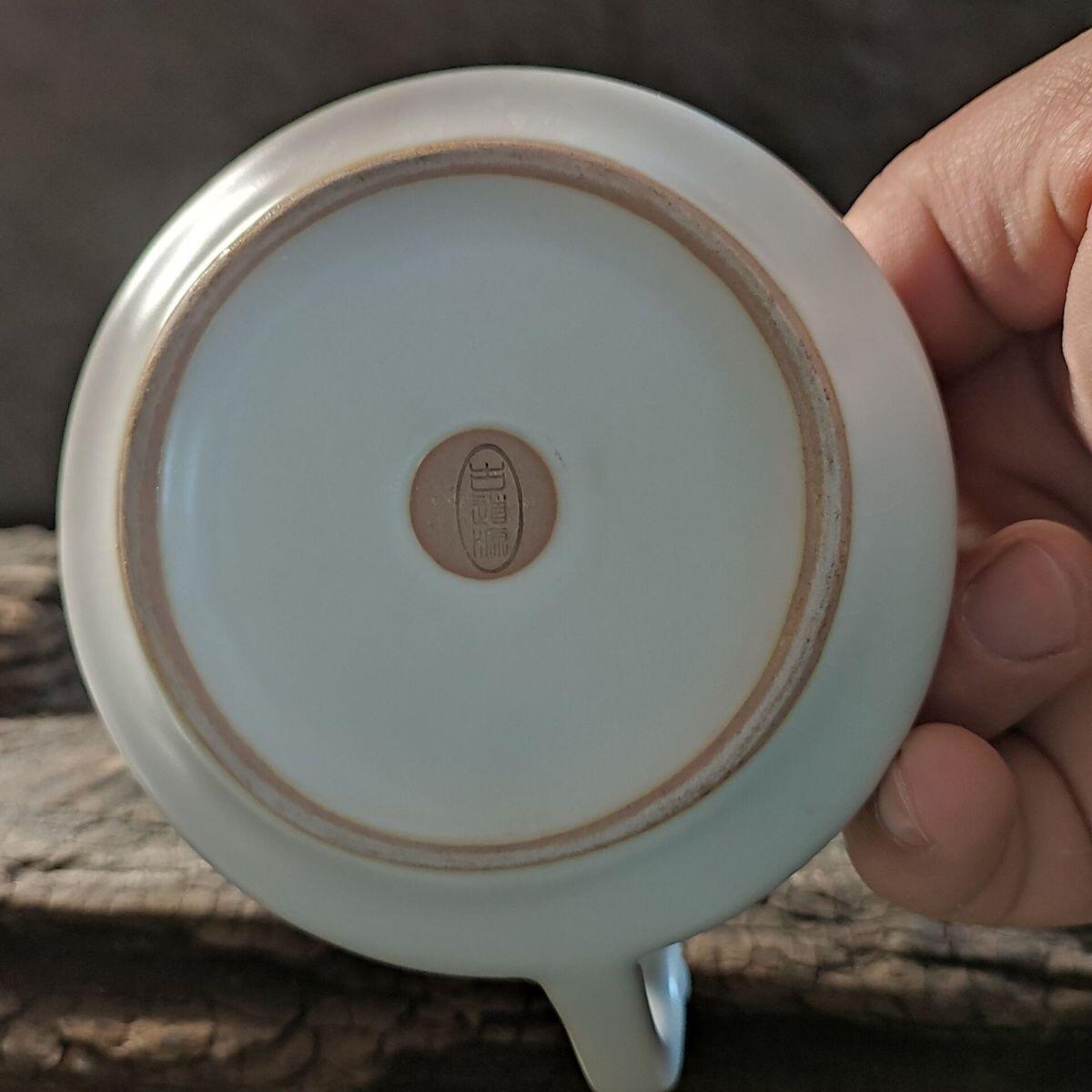 汝窑天青公道杯