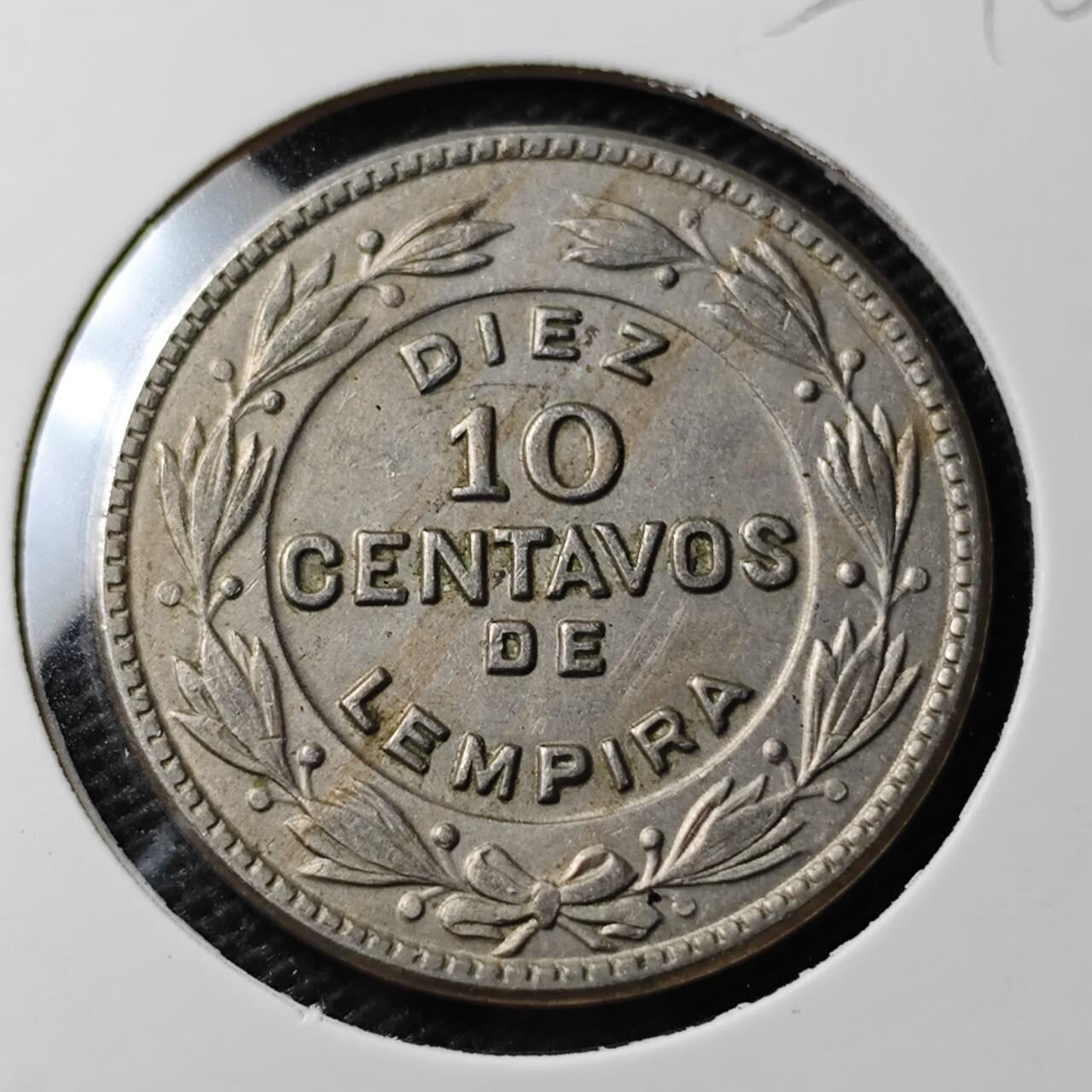 KK钱币收藏小铺 第354场 2月预留时间 周末发货  1956洪都拉斯10分