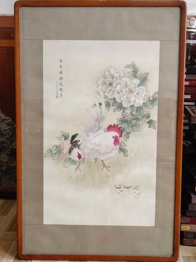 当代画家赵钧：范增徒弟，高90/宽58厘米，画心63.6/39厘米，九八年秋，保老保真 - 当代画家赵钧：范增徒弟，高90/宽58厘米，画心63.6/39厘米，九八年秋，保老保真