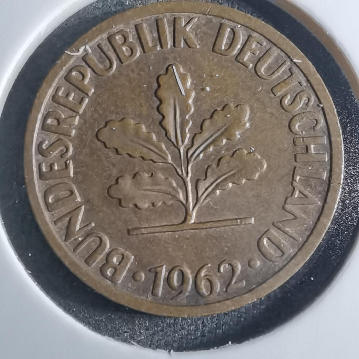 沼泽如烟--第860场 德国1962年2芬尼