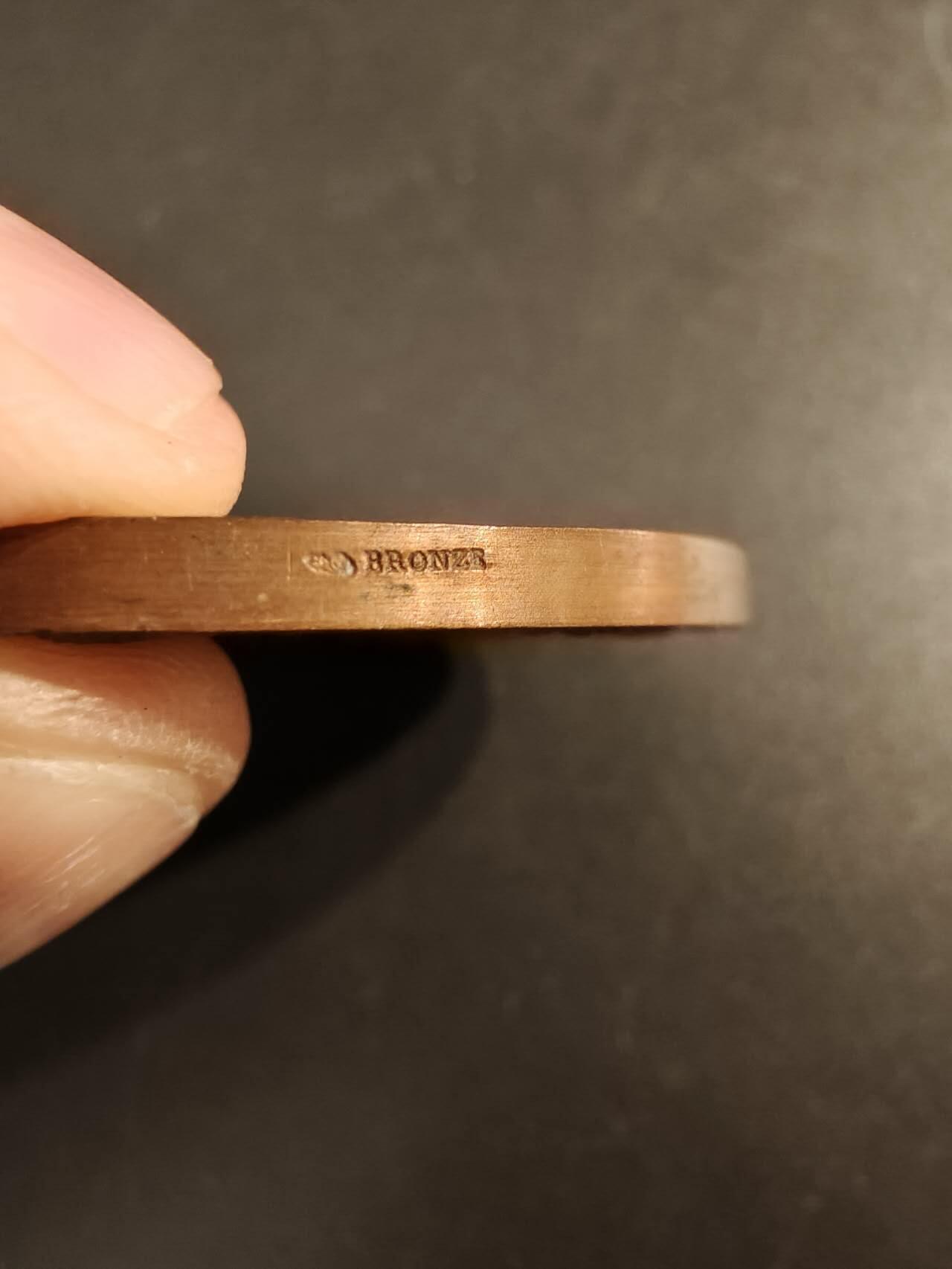 老王徽章第154期  法国索姆市农业协会协会大铜章 直径50mm 重量66.3g
