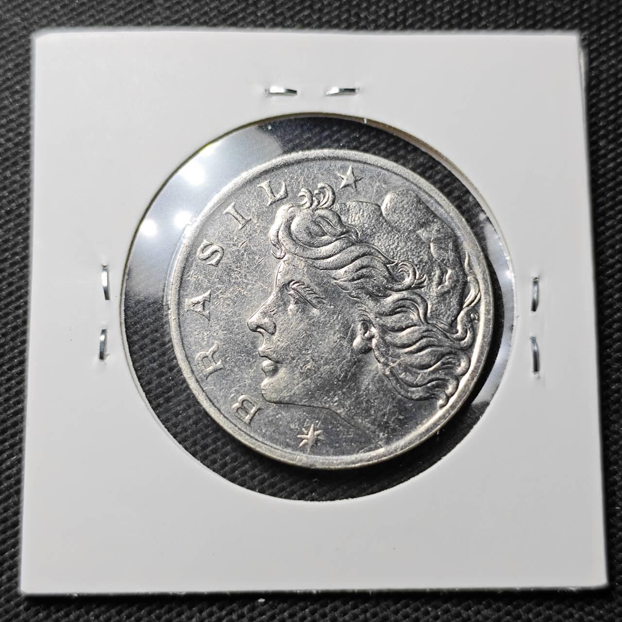 KK钱币收藏小铺 第354场 2月预留时间 周末发货  1970巴西1克鲁塞罗