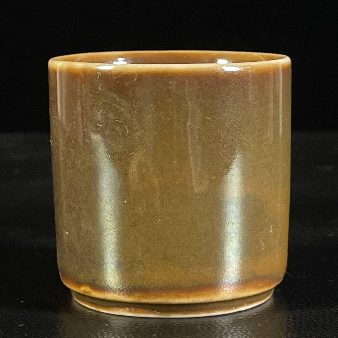 听雨轩  古玩陶瓷专场 单色釉酱釉色茶杯