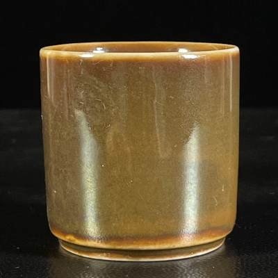 听雨轩  古玩陶瓷专场 - 单色釉酱釉色茶杯