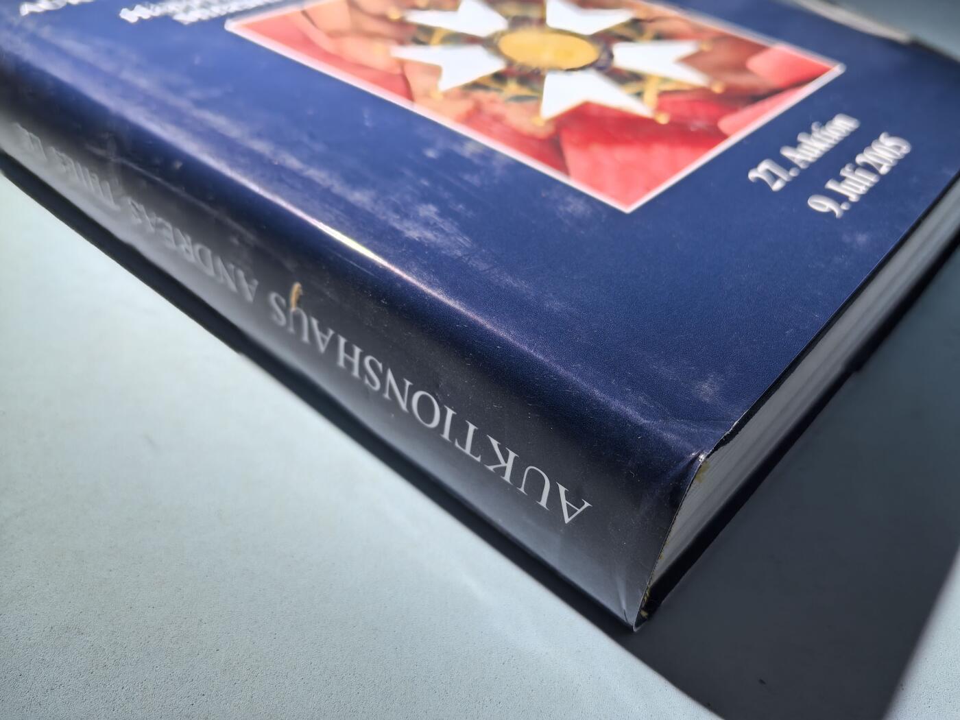 盛世勋华——号角文化勋章邮票专场拍卖第282期 德国知名拍卖行Andreas Thies 第27场勋章专场拍卖会拍卖图录 极其厚重丰富的图片 各国各时期勋章 极高价值资料 厚达480页硬皮
