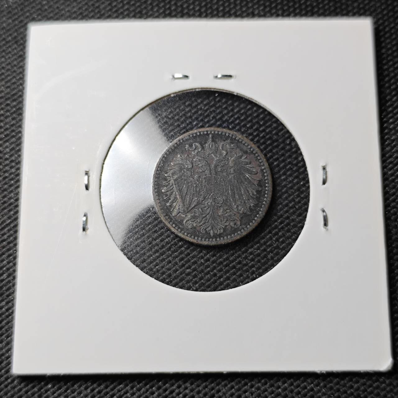 KK钱币收藏小铺 第354场 2月预留时间 周末发货  1909奥地利1格罗申