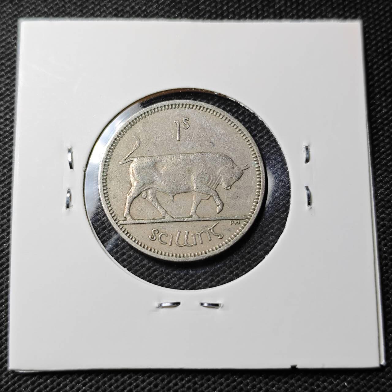 KK钱币收藏小铺 第354场 2月预留时间 周末发货 1962 爱尔兰1先令