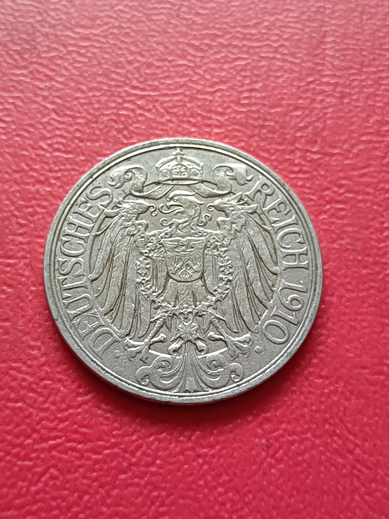 【云涧收藏】第六十八场 德国1910年25芬尼