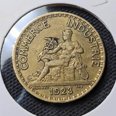 KK钱币收藏小铺 第354场 2月预留时间 周末发货 -  1923法国1法郎铜币