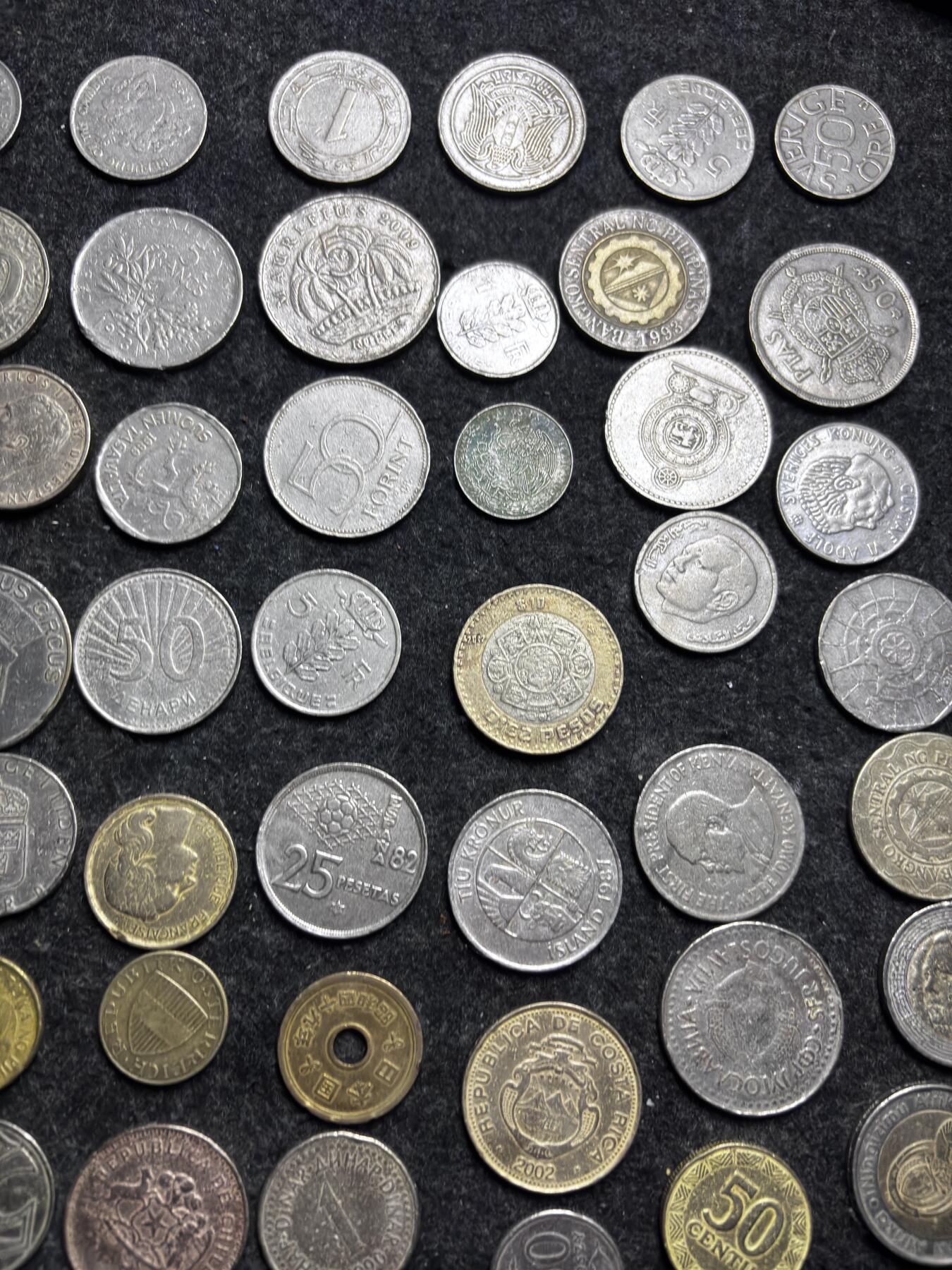 文馨钱币收藏第 274 场，批量银币，散币场 长期接收代拍品 各国 100 枚，共 650 克，详情看图再拍