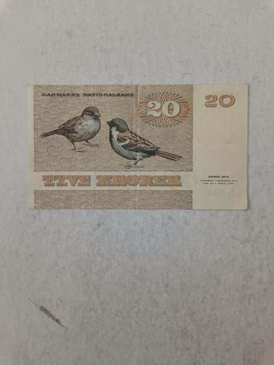 【20251007】非全新纸币第292场 丹麦20克朗