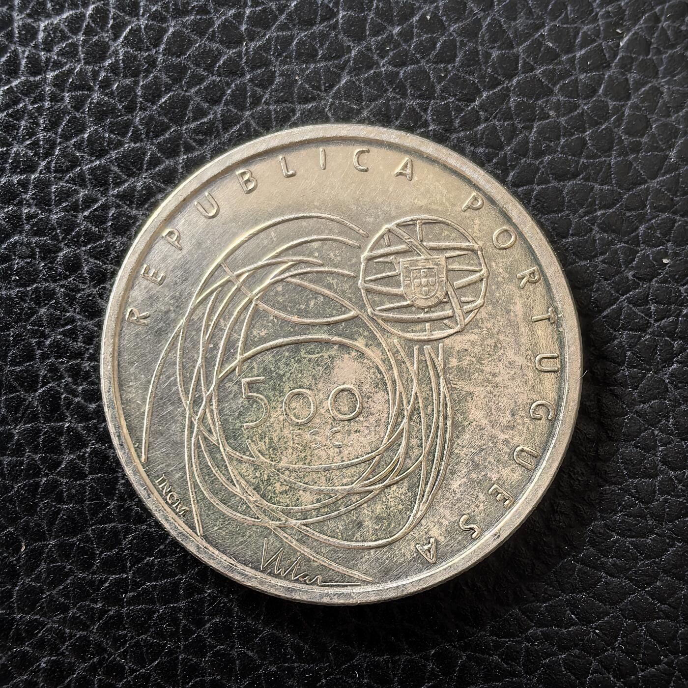 道一币馆币章第一百四十九场 葡萄牙2001年欧洲文化之都-波尔图500埃斯库多银币  14g 500S