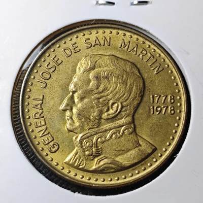 KK钱币收藏小铺 第354场 2月预留时间 周末发货 -  1978阿根廷100比索纪念币