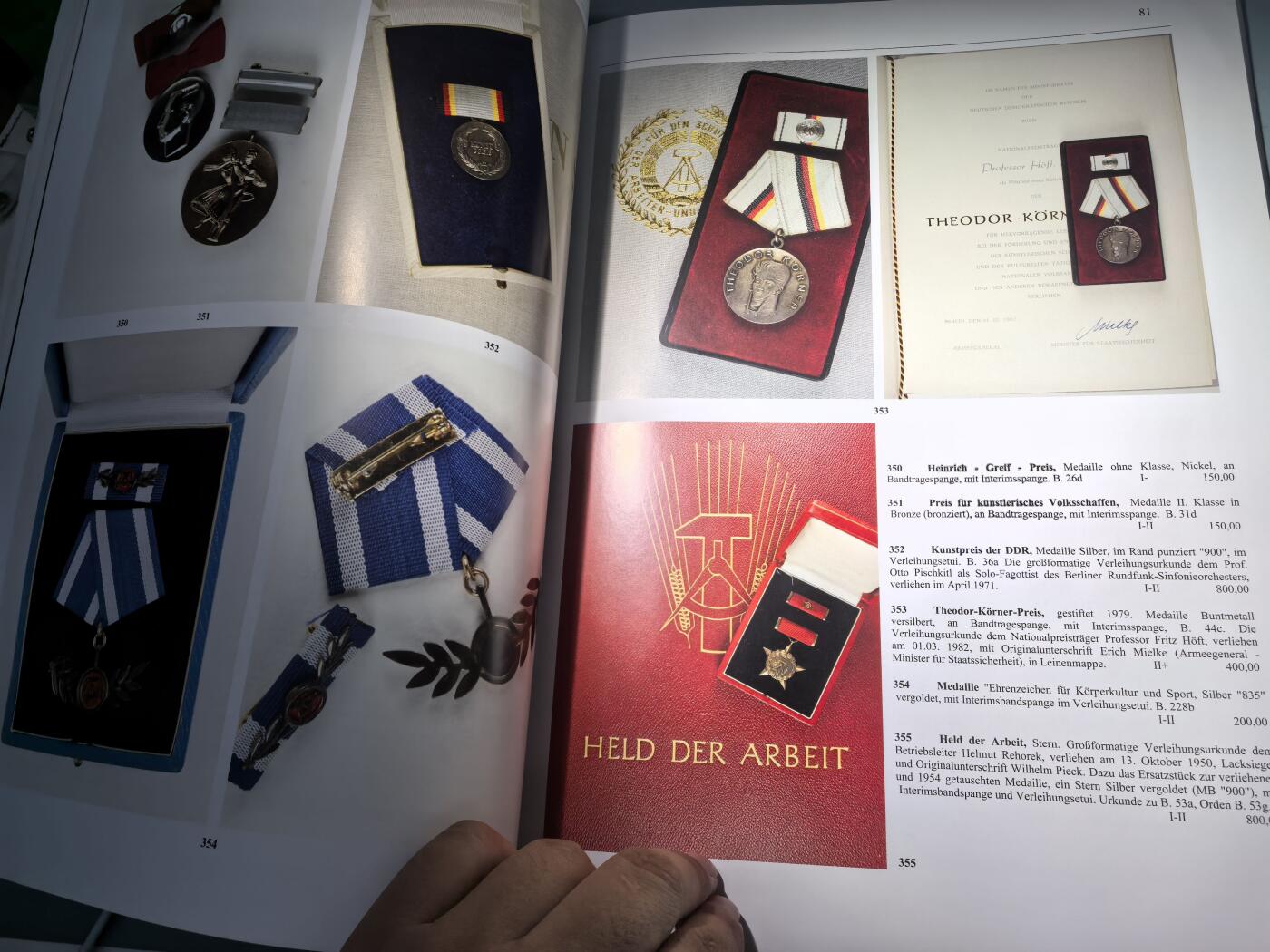 盛世勋华——号角文化勋章邮票专场拍卖第282期 德国知名拍卖行Carsten Zeige 2017年第58场拍卖会图录 海量精美勋章图片 152页